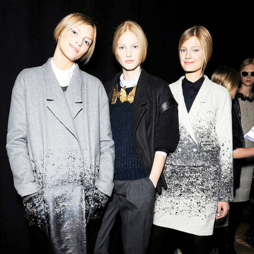 $1680 JASON WU RUNWAY WOOL BLEND SHORT COAT*8